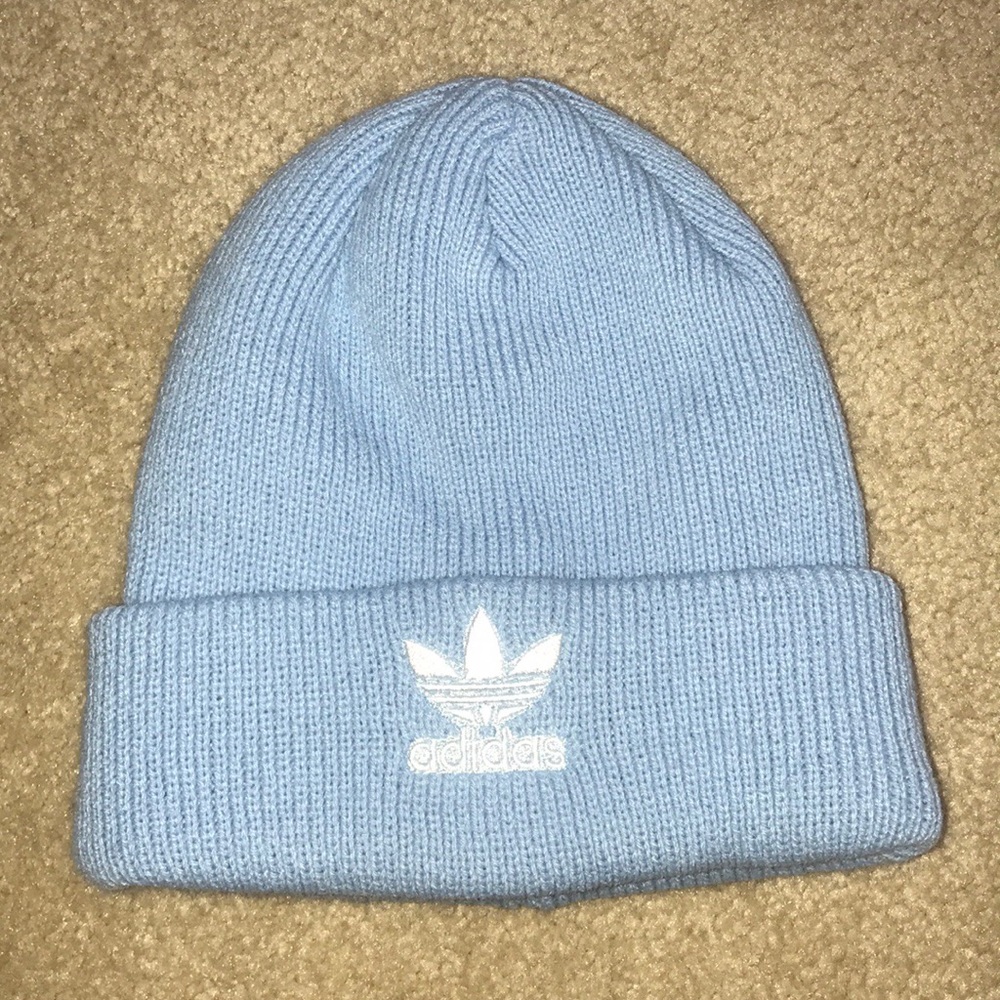 Adidas Light Blue Knit Beanie